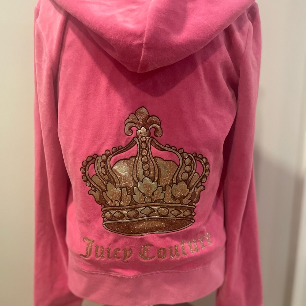 Pink zip up hoodie